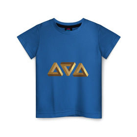 Детская футболка хлопок с принтом Магические треугольники в Екатеринбурге, 100% хлопок | круглый вырез горловины, полуприлегающий силуэт, длина до линии бедер | восприятие | иллюзии | магический треугольник | мозг | обман зрения | оптическая | цвет