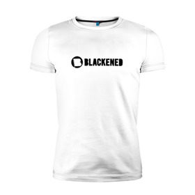 Мужская футболка премиум с принтом Metallica - Blackened в Екатеринбурге, 92% хлопок, 8% лайкра | приталенный силуэт, круглый вырез ворота, длина до линии бедра, короткий рукав | 
