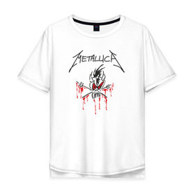 Мужская футболка хлопок Oversize с принтом Metallica - Scary Guy в Екатеринбурге, 100% хлопок | свободный крой, круглый ворот, “спинка” длиннее передней части | металлика