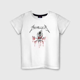 Детская футболка хлопок с принтом Metallica - Scary Guy в Екатеринбурге, 100% хлопок | круглый вырез горловины, полуприлегающий силуэт, длина до линии бедер | металлика