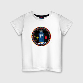 Детская футболка хлопок с принтом Tardis World в Екатеринбурге, 100% хлопок | круглый вырез горловины, полуприлегающий силуэт, длина до линии бедер | doctor who | tardis | доктор кто