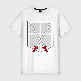 Мужская футболка премиум с принтом Разведотряд в Екатеринбурге, 92% хлопок, 8% лайкра | приталенный силуэт, круглый вырез ворота, длина до линии бедра, короткий рукав | титан