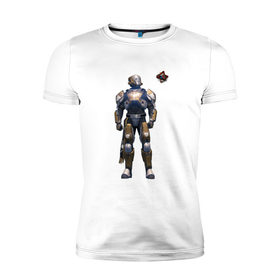 Мужская футболка премиум с принтом Destiny Titan в Екатеринбурге, 92% хлопок, 8% лайкра | приталенный силуэт, круглый вырез ворота, длина до линии бедра, короткий рукав | 