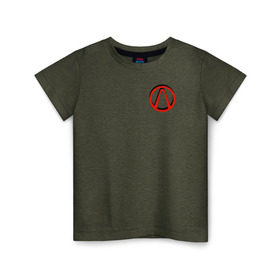 Детская футболка хлопок с принтом Borderlands в Екатеринбурге, 100% хлопок | круглый вырез горловины, полуприлегающий силуэт, длина до линии бедер | borderlands | vault | vault hunter