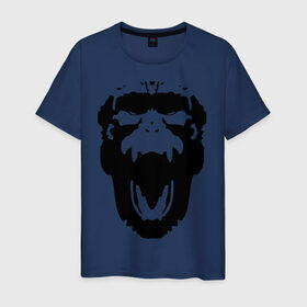 Мужская футболка хлопок с принтом 12 обезьян в Екатеринбурге, 100% хлопок | прямой крой, круглый вырез горловины, длина до линии бедер, слегка спущенное плечо. | 12 обезьян | брэд питт | брюс уиллис | вирус | сериал