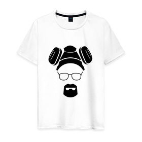 Мужская футболка хлопок с принтом Breaking Bad в Екатеринбурге, 100% хлопок | прямой крой, круглый вырез горловины, длина до линии бедер, слегка спущенное плечо. | heisenbergheisenberg | swag