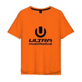 Мужская футболка хлопок Oversize с принтом Ultra Music Festival в Екатеринбурге, 100% хлопок | свободный крой, круглый ворот, “спинка” длиннее передней части | house | rave | ultra music festival | umf