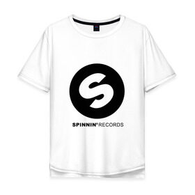 Мужская футболка хлопок Oversize с принтом Spinnin records в Екатеринбурге, 100% хлопок | свободный крой, круглый ворот, “спинка” длиннее передней части | house | spinnin | spinnin recors