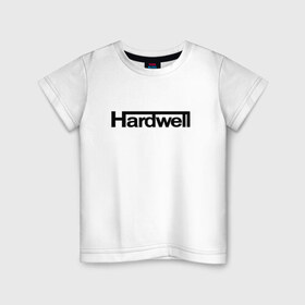 Детская футболка хлопок с принтом Hardwell в Екатеринбурге, 100% хлопок | круглый вырез горловины, полуприлегающий силуэт, длина до линии бедер | Тематика изображения на принте: hardwell | house | хардвелл | хаус
