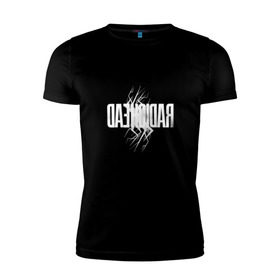 Мужская футболка премиум с принтом Radiohead в Екатеринбурге, 92% хлопок, 8% лайкра | приталенный силуэт, круглый вырез ворота, длина до линии бедра, короткий рукав | creep | emi | radiohead | rok