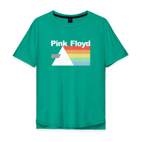 Мужская футболка хлопок Oversize с принтом Pink Floyd в Екатеринбурге, 100% хлопок | свободный крой, круглый ворот, “спинка” длиннее передней части | pank | rok | пинк флойд)