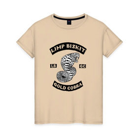 Женская футболка хлопок с принтом Limp Bizkit в Екатеринбурге, 100% хлопок | прямой крой, круглый вырез горловины, длина до линии бедер, слегка спущенное плечо | limp bizkit | rock | лимп бизкит | рок | уэс борланд | фред дерст