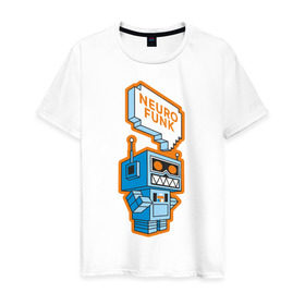 Мужская футболка хлопок Neurofunk Robot купить в Екатеринбурге