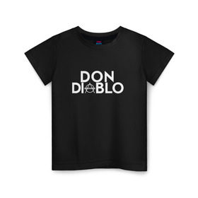 Детская футболка хлопок с принтом Don Diablo в Екатеринбурге, 100% хлопок | круглый вырез горловины, полуприлегающий силуэт, длина до линии бедер | dj | don diablo | house | хаус