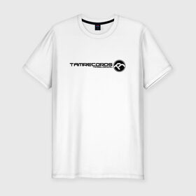 Мужская футболка премиум с принтом TAMRECORDS в Екатеринбурге, 92% хлопок, 8% лайкра | приталенный силуэт, круглый вырез ворота, длина до линии бедра, короткий рукав | dnb | neurofunk | tamrecords | нейропанк