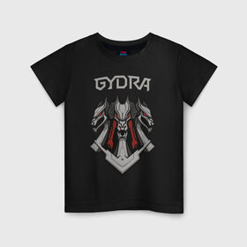 Детская футболка хлопок с принтом Gydra в Екатеринбурге, 100% хлопок | круглый вырез горловины, полуприлегающий силуэт, длина до линии бедер | bes | neurofunk | neuropunk | tamrecords