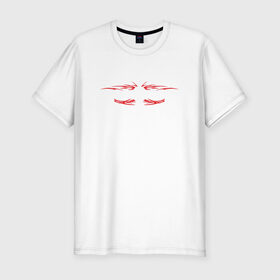 Мужская футболка премиум с принтом Neuropunk RED в Екатеринбурге, 92% хлопок, 8% лайкра | приталенный силуэт, круглый вырез ворота, длина до линии бедра, короткий рукав | dnb | neurofunk | neuropunk | neuropunk   это подкаст и серия вечеринок от лейбла tamrecords.tamrecords | нейропанк