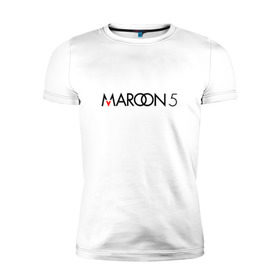 Мужская футболка премиум с принтом Maroon 5 в Екатеринбурге, 92% хлопок, 8% лайкра | приталенный силуэт, круглый вырез ворота, длина до линии бедра, короткий рукав | 