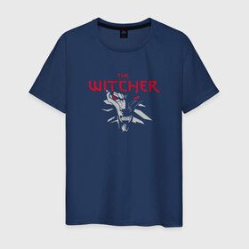 Мужская футболка хлопок с принтом The Witcher 3 в Екатеринбурге, 100% хлопок | прямой крой, круглый вырез горловины, длина до линии бедер, слегка спущенное плечо. | the witcher | the witcher 3 | компьютерные игры