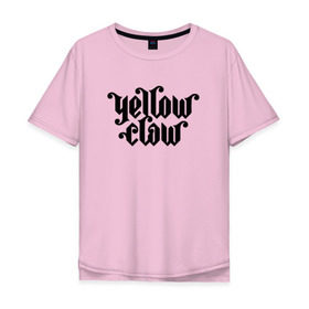 Мужская футболка хлопок Oversize с принтом Yellow Claw в Екатеринбурге, 100% хлопок | свободный крой, круглый ворот, “спинка” длиннее передней части | Тематика изображения на принте: trap | trap music | yellow claw | трэп