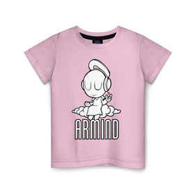 Детская футболка хлопок с принтом Armind в Екатеринбурге, 100% хлопок | круглый вырез горловины, полуприлегающий силуэт, длина до линии бедер | armin van buuren | armind | asot | trance