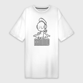 Платье-футболка хлопок с принтом Armind в Екатеринбурге,  |  | armin van buuren | armind | asot | trance