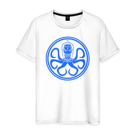 Мужская футболка хлопок с принтом Ригель 7 в Екатеринбурге, 100% хлопок | прямой крой, круглый вырез горловины, длина до линии бедер, слегка спущенное плечо. | ригель 7 симпсоны simpsons пришелец