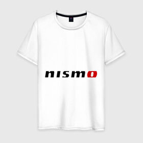 Мужская футболка хлопок с принтом Nismo в Екатеринбурге, 100% хлопок | прямой крой, круглый вырез горловины, длина до линии бедер, слегка спущенное плечо. | nismo | nissan | авто | лого | низмо | нисан