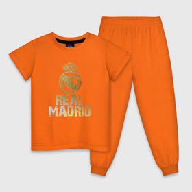 Детская пижама хлопок с принтом Real Madrid в Екатеринбурге, 100% хлопок |  брюки и футболка прямого кроя, без карманов, на брюках мягкая резинка на поясе и по низу штанин
 | real madrid | реал мадрид | спорт | футбол