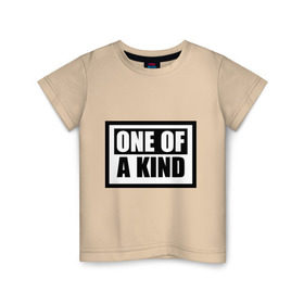 Детская футболка хлопок с принтом One of a kind в Екатеринбурге, 100% хлопок | круглый вырез горловины, полуприлегающий силуэт, длина до линии бедер | big bang | g dragon | k pop | биг бенг | кей поп | корея