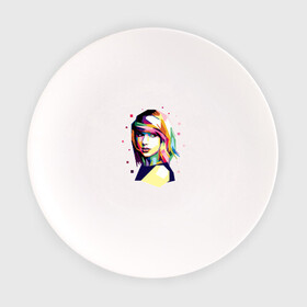 Тарелка с принтом Taylor Swift в Екатеринбурге, фарфор | диаметр - 210 мм
диаметр для нанесения принта - 120 мм | Тематика изображения на принте: taylor swift | музыка | тэйлор свифт