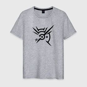 Мужская футболка хлопок с принтом Dishonored в Екатеринбурге, 100% хлопок | прямой крой, круглый вырез горловины, длина до линии бедер, слегка спущенное плечо. | dishonoredсимвол | дизоноред | дисхоноред | знак