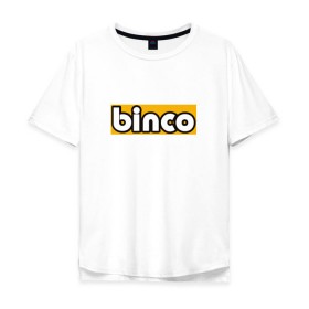 Мужская футболка хлопок Oversize с принтом Binco в Екатеринбурге, 100% хлопок | свободный крой, круглый ворот, “спинка” длиннее передней части | Тематика изображения на принте: binco | gta | gta 5 | gta v | san andreas | гта | игры