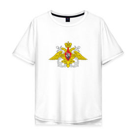 Мужская футболка хлопок Oversize с принтом Военно-морской Флот в Екатеринбурге, 100% хлопок | свободный крой, круглый ворот, “спинка” длиннее передней части | армия | военно морской флот | военный | войска | вооруженные | силы | служба | эмблема