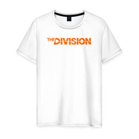 Мужская футболка хлопок с принтом Tom Clancy’s The Division в Екатеринбурге, 100% хлопок | прямой крой, круглый вырез горловины, длина до линии бедер, слегка спущенное плечо. | tom clancy’s the division том кленси клэнси