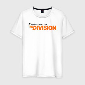 Мужская футболка хлопок с принтом Tom Clancy’s The Division в Екатеринбурге, 100% хлопок | прямой крой, круглый вырез горловины, длина до линии бедер, слегка спущенное плечо. | tom clancy’s the division