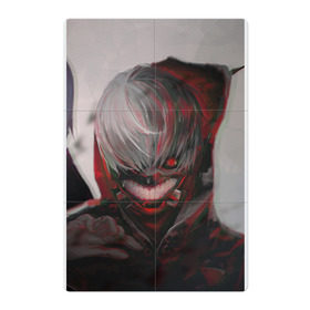 Магнитный плакат 2Х3 с принтом Канеки Кен в Екатеринбурге, Полимерный материал с магнитным слоем | 6 деталей размером 9*9 см | anime | ghoul | tokyo | tokyo ghoul | гуль
