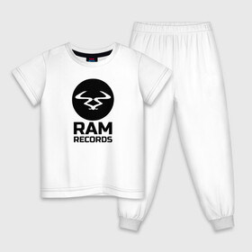 Детская пижама хлопок с принтом Ram Records Main в Екатеринбурге, 100% хлопок |  брюки и футболка прямого кроя, без карманов, на брюках мягкая резинка на поясе и по низу штанин
 | drum | music | ram | records