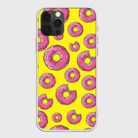 Чехол для iPhone 12 Pro Max с принтом Пончики в Екатеринбурге, Силикон |  | donut | simpsons | паттерн | пончик
