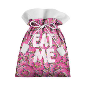 Подарочный 3D мешок с принтом Eat me в Екатеринбурге, 100% полиэстер | Размер: 29*39 см | гомер