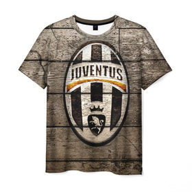 Мужская футболка 3D с принтом Juventus в Екатеринбурге, 100% полиэфир | прямой крой, круглый вырез горловины, длина до линии бедер | juventus | спорт | фк | футбол | ювентус