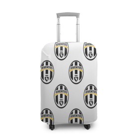 Чехол для чемодана 3D с принтом Juventus в Екатеринбурге, 86% полиэфир, 14% спандекс | двустороннее нанесение принта, прорези для ручек и колес | juventus | спорт | фк | футбол | ювентус