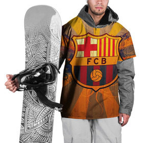 Накидка на куртку 3D с принтом Barcelona в Екатеринбурге, 100% полиэстер |  | barcelona | барса | барселона | спорт | футбол