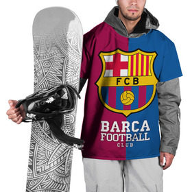 Накидка на куртку 3D с принтом Barca в Екатеринбурге, 100% полиэстер |  | Тематика изображения на принте: barcelona | барса | барселона | спорт | футбол