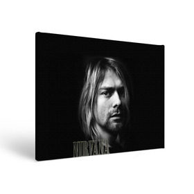 Холст прямоугольный с принтом Nirvana в Екатеринбурге, 100% ПВХ |  | Тематика изображения на принте: cobain | curt | nirvana | rock | кобейн | курт | рок
