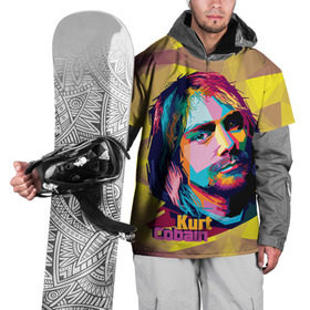 Накидка на куртку 3D с принтом Nirvana в Екатеринбурге, 100% полиэстер |  | cobain | curt | nirvana | rock | абстракт | кобейн | курт | рок