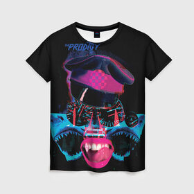 Женская футболка 3D с принтом The Prodigy в Екатеринбурге, 100% полиэфир ( синтетическое хлопкоподобное полотно) | прямой крой, круглый вырез горловины, длина до линии бедер | лиса