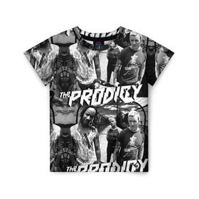 Детская футболка 3D с принтом The Prodigy в Екатеринбурге, 100% гипоаллергенный полиэфир | прямой крой, круглый вырез горловины, длина до линии бедер, чуть спущенное плечо, ткань немного тянется | лиса