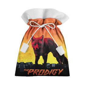 Подарочный 3D мешок с принтом The Prodigy в Екатеринбурге, 100% полиэстер | Размер: 29*39 см | лиса