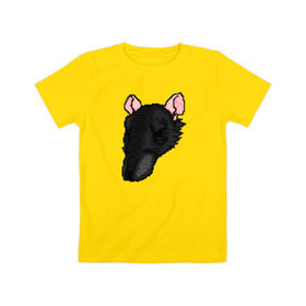 Детская футболка хлопок с принтом Ritcher в Екатеринбурге, 100% хлопок | круглый вырез горловины, полуприлегающий силуэт, длина до линии бедер | hotline miami